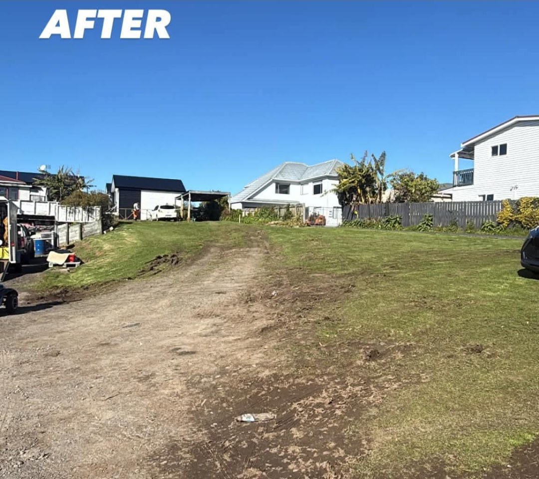 Driveway Verge Tidy — after professional lawn care by Tauwhare Lawn Care Services